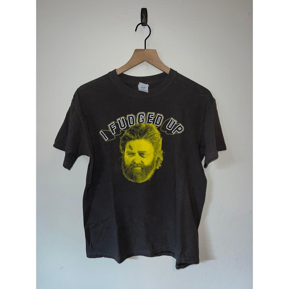 Vintage The Hangover Shirt I Fudged Up Alan Movie Graphic Gray Tee M Medium